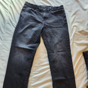 Mens Lucky Brand Style 221 Straight Leg Black Jeans